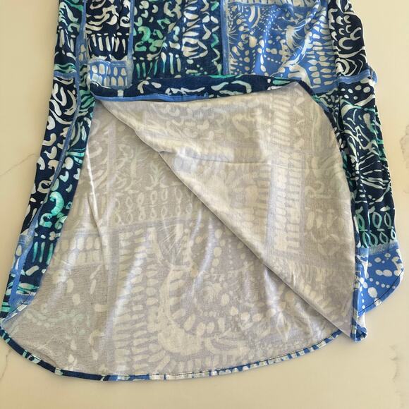 Lilly Pulitzer Meridian Deep Indigo Leied Back Tassel Midi Strapless Dress - Picture 8 of 9